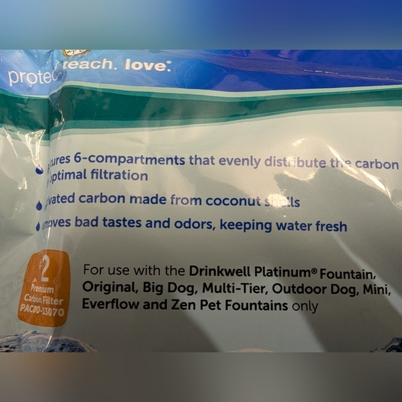 PetSafe Replacement Filter for the Drink well Dog and Cat Water Fountain, 3 Pack - Picture 3 of 4